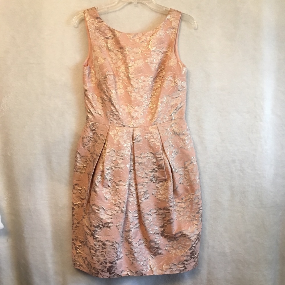 Eliza J Pink Floral Sleeveless Cocktail Mini Dress